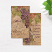 Vignoble de raisin vieilli Mariage Favoriser Carte (Bureau)