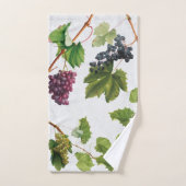 Vignoble de raisins Ile grecque méditerranéenne (Serviette à main)