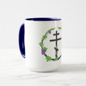 Vignoble du Lord Grand Coffee Mug à deux tons (Devant gauche)