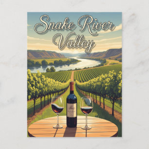 Vignoble en Idaho Snake River Valley Carte postale