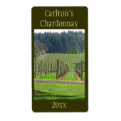 Vignoble Étiquette à vin (Devant)