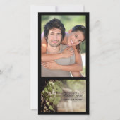 Vignoble Feuille Vignoble Mariage Merci (Devant)
