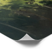 Vignoble français Paysage Art Imprimer Poster (Coin)