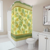 Vignoble Leafine soleil rideau de douche (En situation)