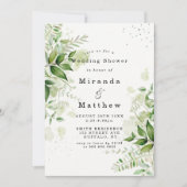 Vignoble rustique Invitations Wedding showers (Devant)