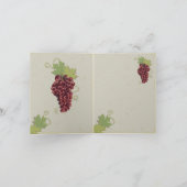 Vignoble rustique Winery Merci cartes de notes (Intérieur)