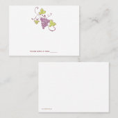 Vignoble toscan Cartes de Mariage (Devant / Derrière)