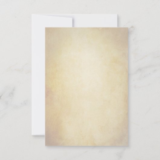 Vignoble toscan vintage Mariage RSVP Cartes (Dos)