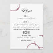 Vignobles Vignobles Menu Mariage (Devant)