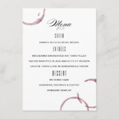 Vignobles Vignobles Menu Mariage (Devant)