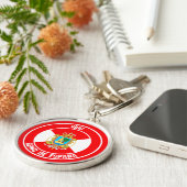 Vigo Round Emblem Sleutelhanger (Zijkant)