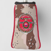 VII Corps Desert Storm Veteraan Golfheadcover (Draai 90)