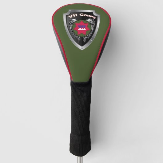 VII Corps Schild Golfheadcover (Voorkant)