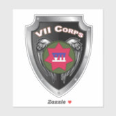 VII KORPS Veteraan Sticker (Vel)