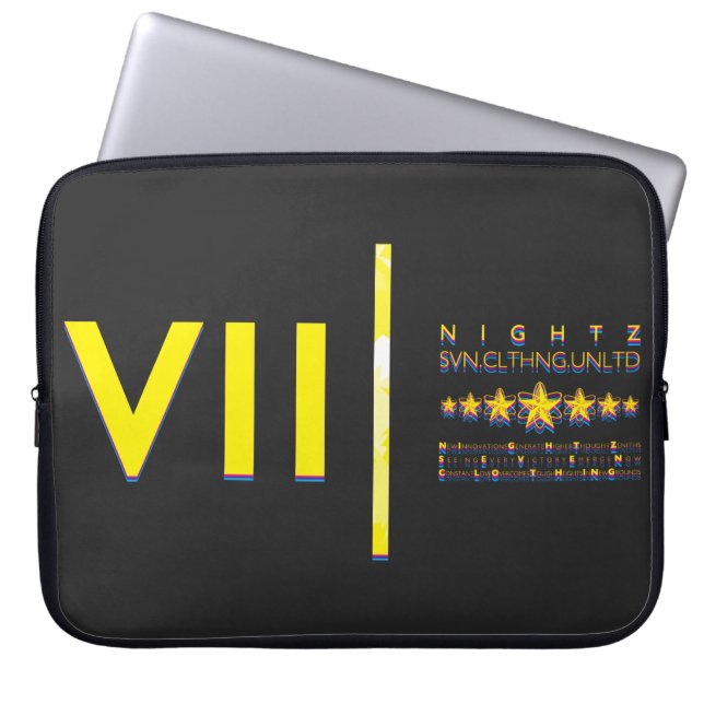 VII Technologie Laptop Sleeve (Voorkant)