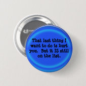 vijandige humor ronde button 5,7 cm (Voorkant /achterkant)