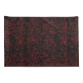 Vijderige rode kussentjes kussensloop (Achterkant-Rechts)