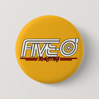 Vijf-0 Logo Ronde Button 5,7 Cm