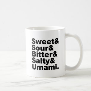 Vijf Basis Smaakjes Koffiemok