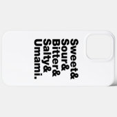 Vijf basistastjes Case-Mate iPhone case (Achterkant (horizontaal))