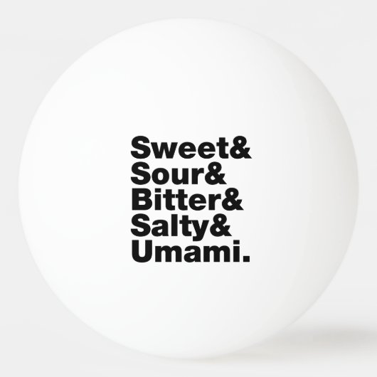 Vijf basistastjes pingpongballen (Voorkant)