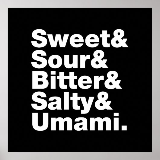 Vijf basistastjes poster (Voorkant)