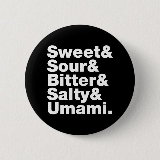 Vijf basistastjes ronde button 5,7 cm (Voorkant)