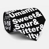 Vijf basistastjes stropdas (Opgerold)