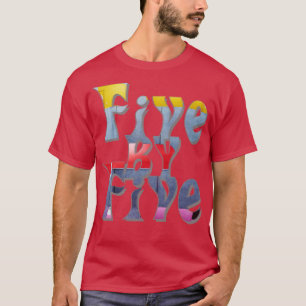 Vijf bij vijf t-shirt