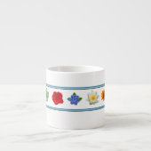 Vijf bloemen espresso kop (Voorkant)