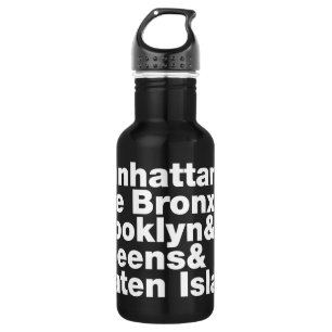 Vijf Boroughs ~ New York City Waterfles