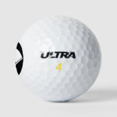 Vijf botten waaier in rijstcake golfballen (Logo)