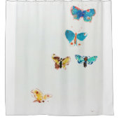 Vijf Butterflies, Redon Douchegordijn (Voorkant)