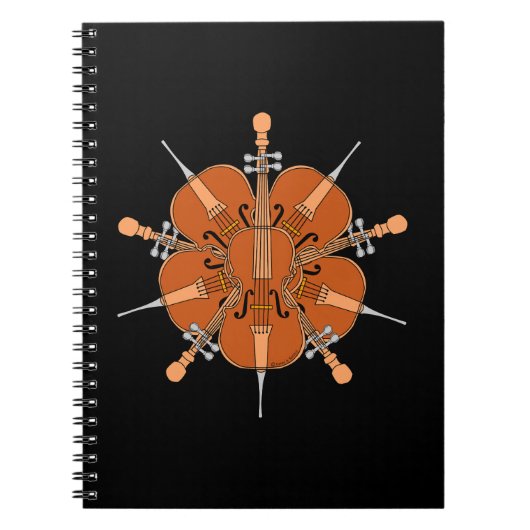 Vijf Cellos Notitieboek (Voorkant)
