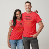 Vijf dingen die een Southerner nooit zal zeggen T-shirt (Unisex)