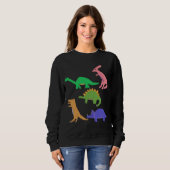 Vijf dinosaurusapparel trui (Voorkant volledig)