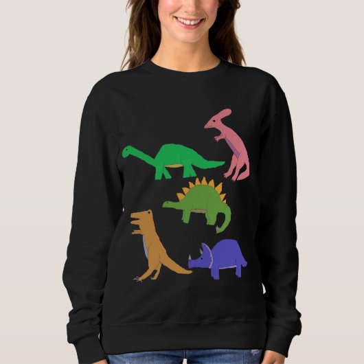 Vijf dinosaurusapparel trui (Voorkant)