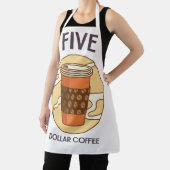 Vijf dollar koffie schort (Insitu)