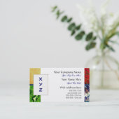 Vijf elementen visitekaartje (Staand voorkant)