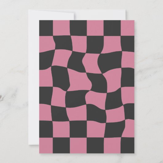 Vijf en klaar om meisje 5e verjaardagsfeestje te r kaart (Achterkant)