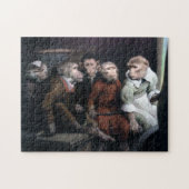 Vijf Fancy apen Legpuzzel (Horizontaal)