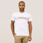 Vijf fietsen t-shirt (Voorkant volledig)