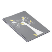 Vijf gele vogels in een Notitieboek (Rechterzijde)