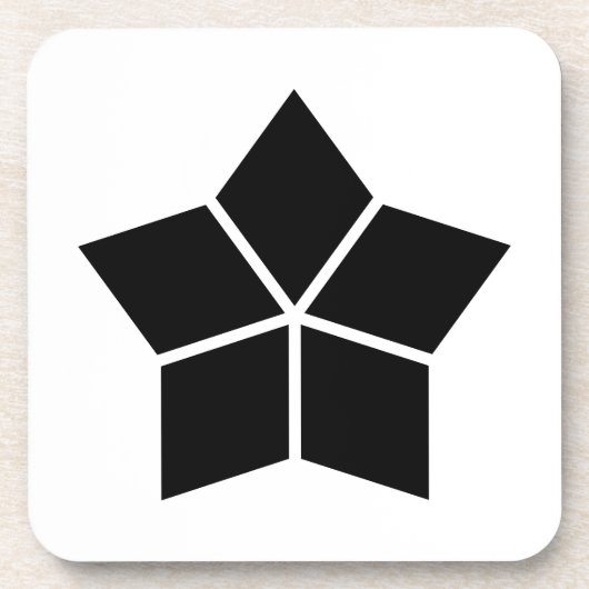 Vijf gesplitste bussen bier onderzetter (Voorkant)