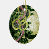 Vijf Golden Rings Keramisch Ornament (Rechts)