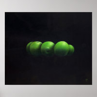 Vijf groene appels