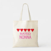 Vijf hart nonna tote bag (Achterkant)
