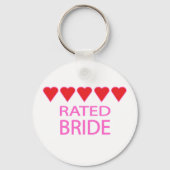 Vijf hartbride sleutelhanger (Voorkant)