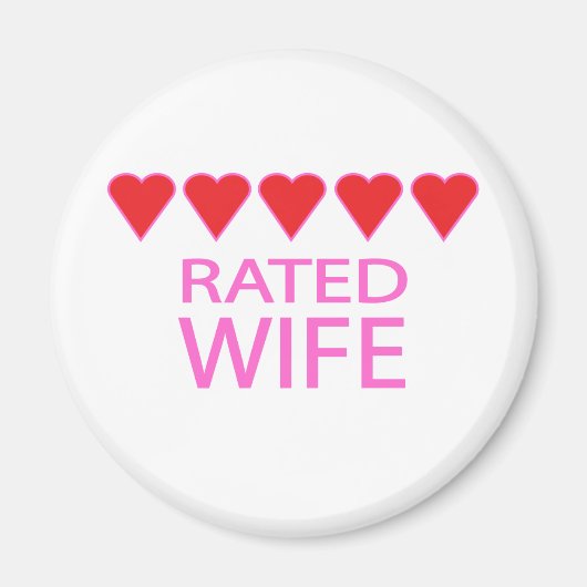 Vijf hartenvrouw magneet (Voorkant)