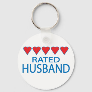 Vijf Heart Husband Sleutelhanger